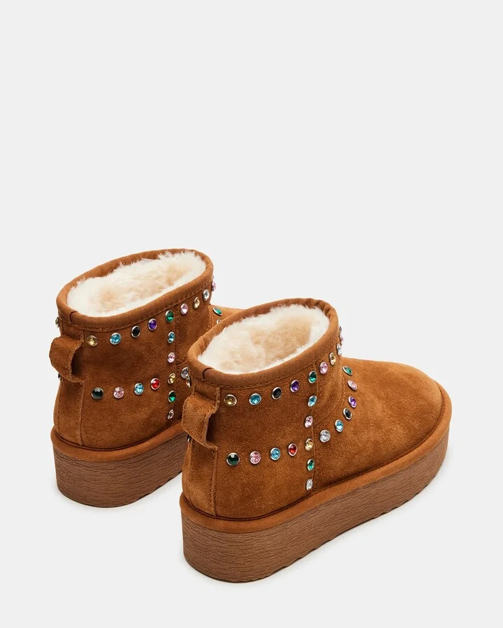 Comfy Chestnut Suede Rhinestones - Image 6