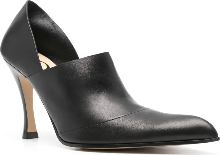 Comic 95mm leather pumps - Image 2
