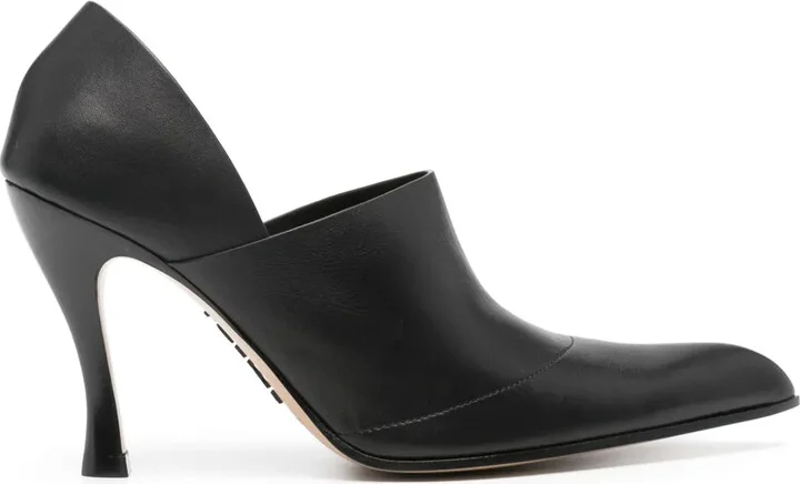 Comic 95mm leather pumps