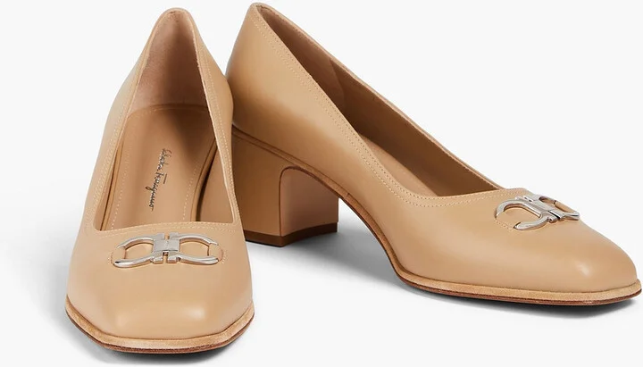 Comiso embellished leather pumps - Image 2
