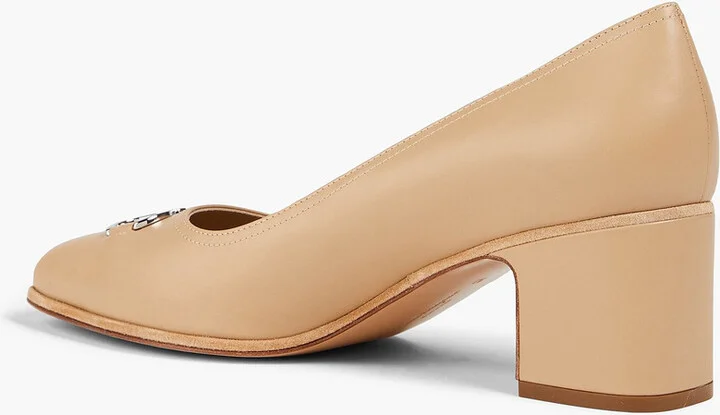 Comiso embellished leather pumps - Image 3
