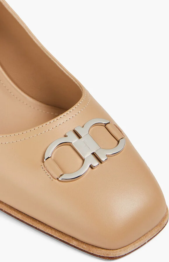 Comiso embellished leather pumps - Image 4