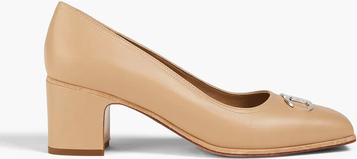 Comiso embellished leather pumps