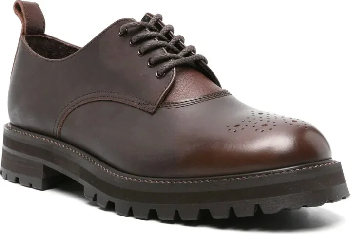 Commando Blucher leather derby shoes - Image 2