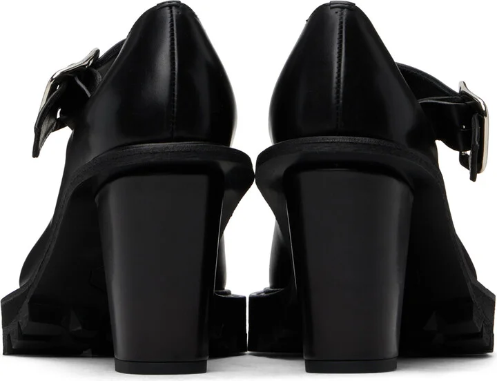 Comme des Garçons Black Mary Jane Kids Love Gaite Edition Heels - Image 2