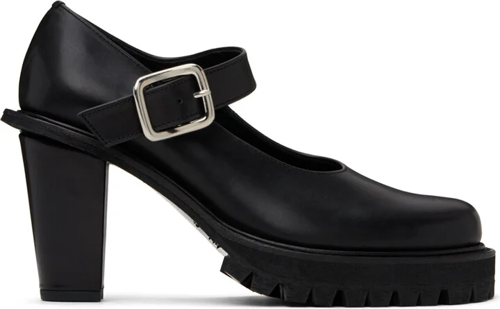Comme des Garçons Black Mary Jane Kids Love Gaite Edition Heels