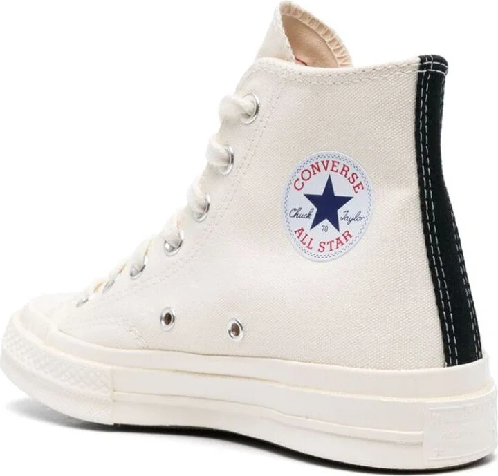Comme Des Garçons Chuck Taylor Red Heart Sneakers - Image 2