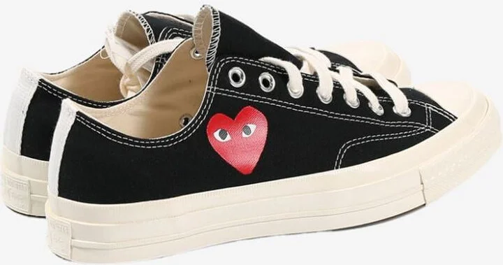 Comme Des Garçons Chuck Taylor Red Heart Sneakers - Image 2