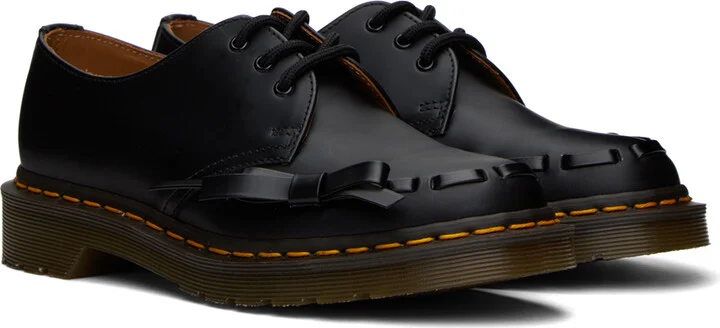 Comme des Garçons Comme des Garçons Black Dr. Martens Edition 1461 Ribbon Derbys - Image 4