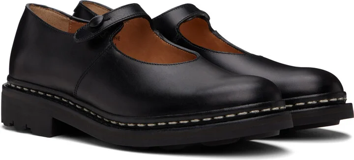 Comme des Garçons Comme des Garçons Black HESCHUNG Edition Mary Jane Ballerina Flats - Image 4