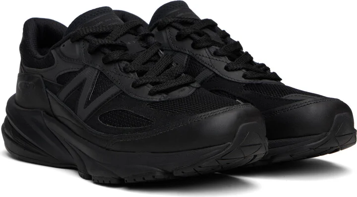 Comme des Garçons Homme Black New Balance Edition Made in USA 990v6 Sneakers - Image 4