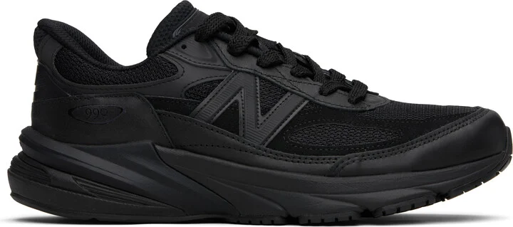 Comme des Garçons Homme Black New Balance Edition Made in USA 990v6 Sneakers