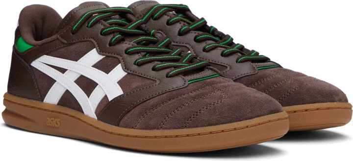 Comme des Garçons Homme Deux Brown ASICS Edition Sportstyle Soccer Sneakers - Image 4