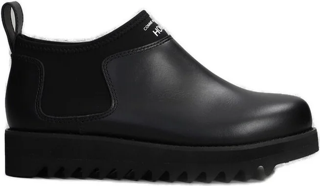 Comme des Garçons Homme Logo Printed Slip-On Boots