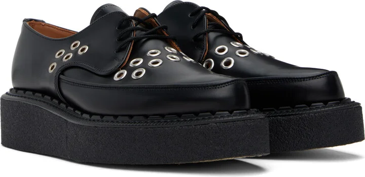 Comme des Garçons Homme Plus Black George Cox Edition Diano Eyelets Derbys - Image 4