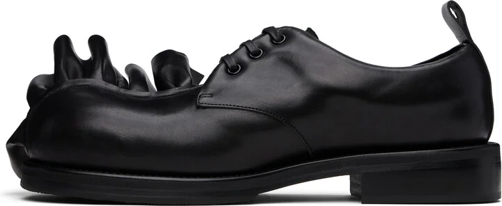 Comme des Garçons Homme Plus Black KIDS LOVE GAITE Edition Frilled Derbys - Image 3
