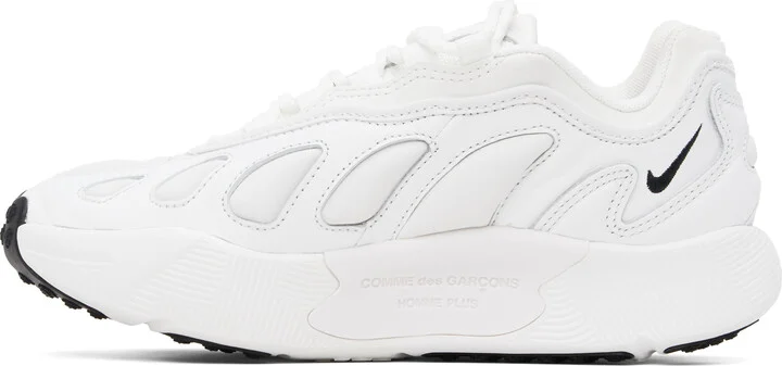 Comme des Garçons Homme Plus White Nike Edition Sense 96 SP Sneakers - Image 3