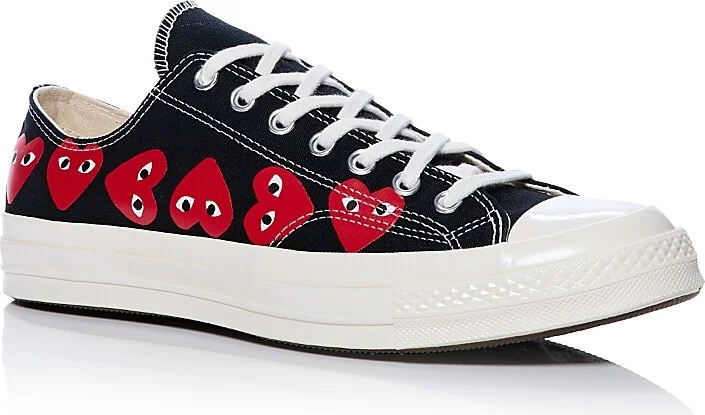 Comme Des Garcons Men's Low Top Lace Up Sneakers
