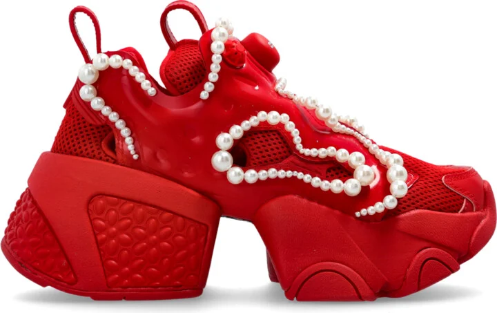 Comme Des Garçons Noir Kei Ninomiya "Noir Kei Ninomiya X Reebok", , - Red