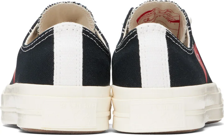 COMME des GARÇONS PLAY Black Converse Edition Chuck 70 CDG OX Sneakers - Image 2