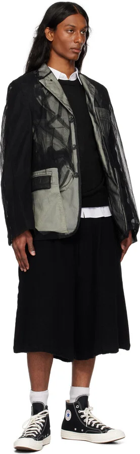 COMME des GARÇONS PLAY Black Converse Edition Chuck 70 OG Single Heart Sneakers - Image 5