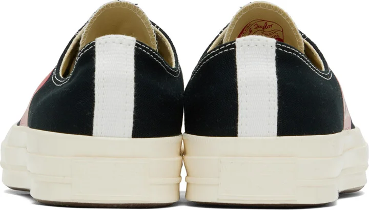 COMME des GARÇONS PLAY Black & White Converse Edition PLAY Chuck 70 Low-Top Sneakers - Image 2