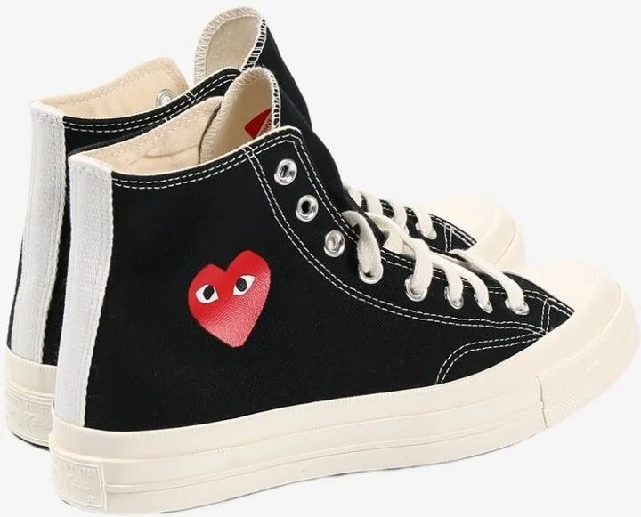 COMME DES GARÇONS PLAY Chuck Taylor Red Heart Sneakers - Image 3