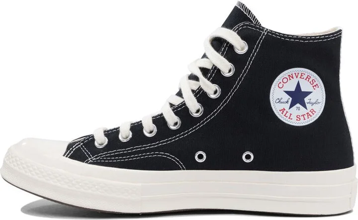 Comme Des Garçons Play "Comme Des Garçons X Converse Chuck 70" Sneakers - Image 3