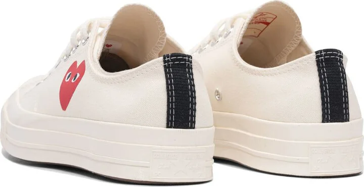 Comme Des Garçons Play "Comme Des Garçons X Converse Chuck Taylor '70" Sneakers - Image 4