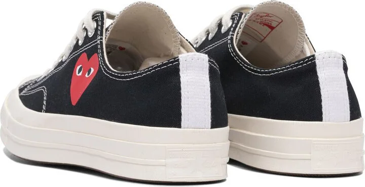 Comme Des Garçons Play "Comme Des Garçons X Converse Chuck Taylor '70" Sneakers - Image 4