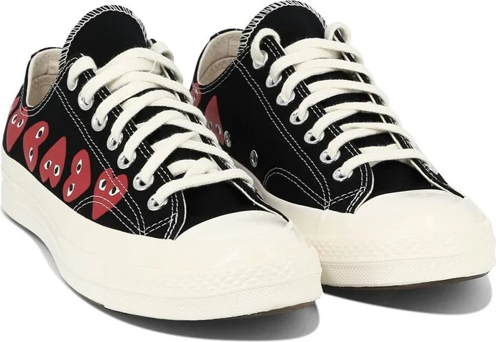 Comme Des Garçons Play Converse "Chuck Taylor'70" Low Tops - Image 2