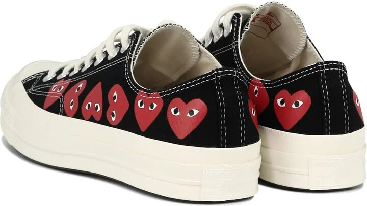 Comme Des Garçons Play Converse "Chuck Taylor'70" Low Tops - Image 4