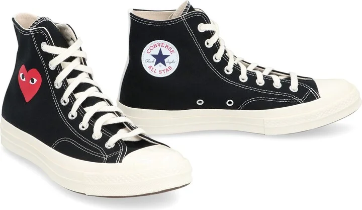 Comme Des Garçons Play Converse X Comme Des Garçons Play - Chuck 70 High-Top Sneakers - Image 3