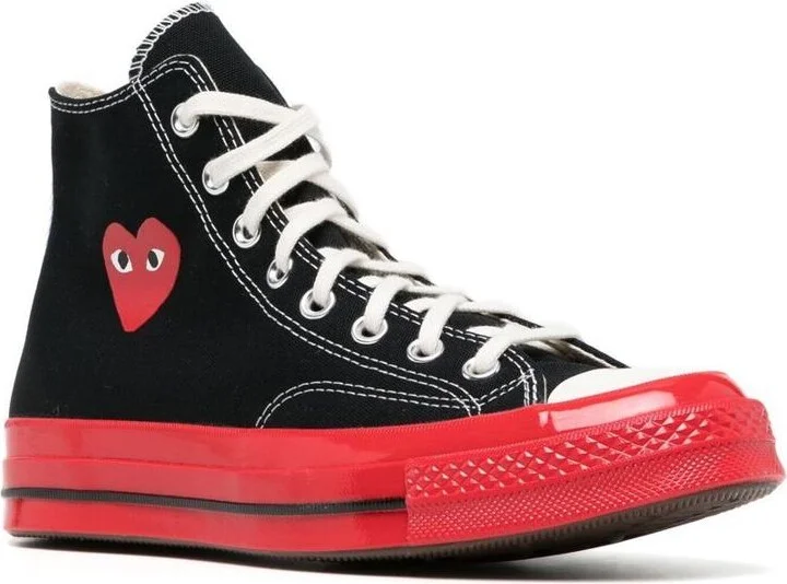 Comme Des Garçons Play Heart Logo Sneakers - Image 4