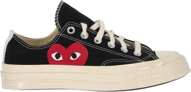Comme des Garçons Play Heart Printed Low-Top Sneakers