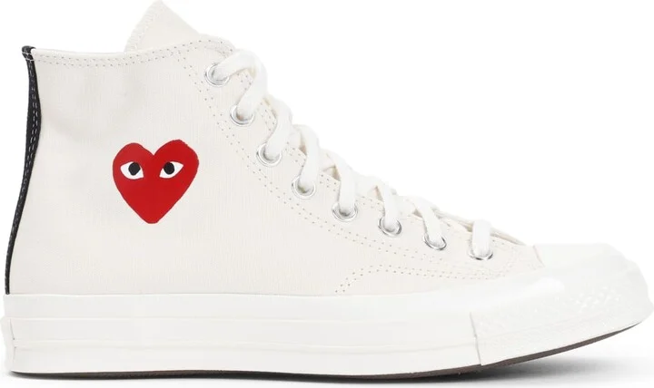 Comme Des Garçons Play High Top Sneakers - Image 2