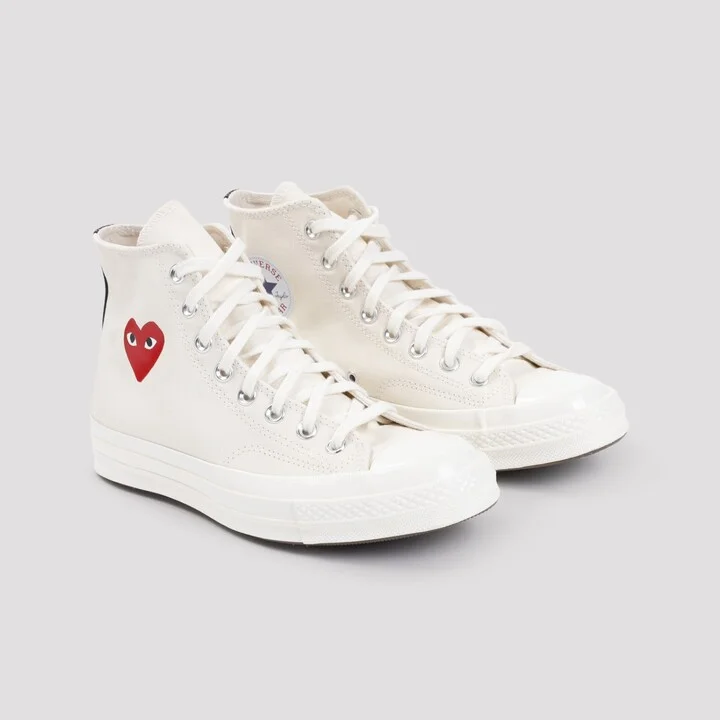 Comme Des Garçons Play High Top Sneakers - Image 5