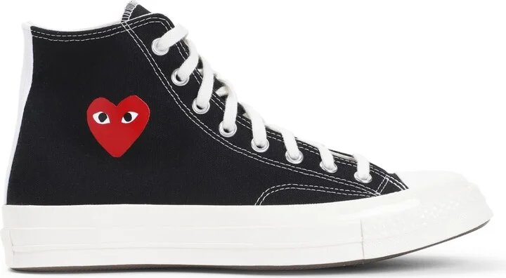 Comme Des Garçons Play High Top Sneakers - Image 2