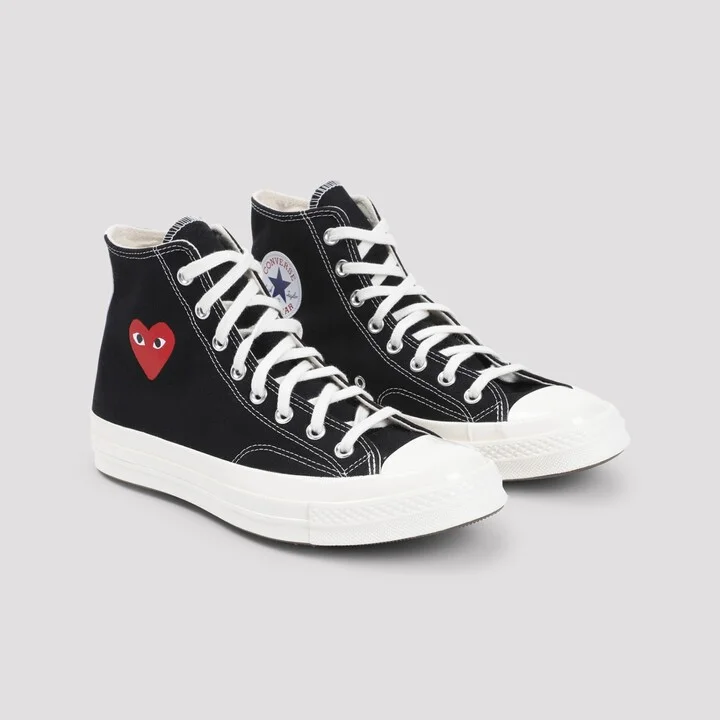 Comme Des Garçons Play High Top Sneakers - Image 5