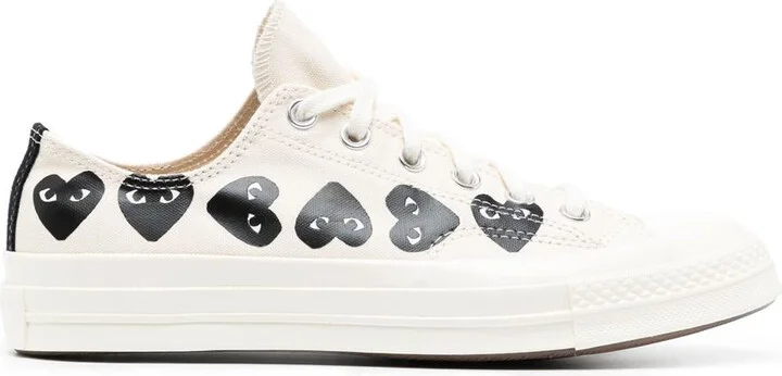 Comme Des Garçons Play Multi Heart Ct70 Low Top Shoes