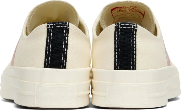COMME des GARÇONS PLAY Off-White Converse Edition Chuck 70 Low Top Sneakers - Image 2