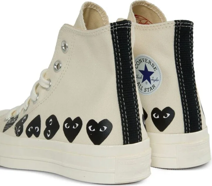 Comme Des Garçons Play Sneakers With Hearts - Image 2