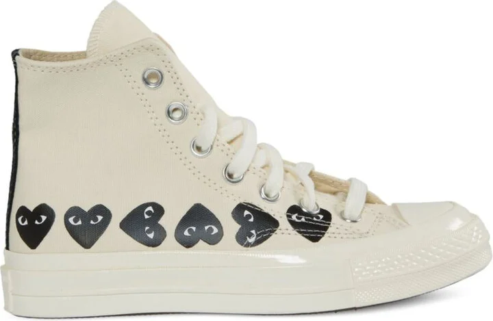 Comme Des Garçons Play Sneakers With Hearts