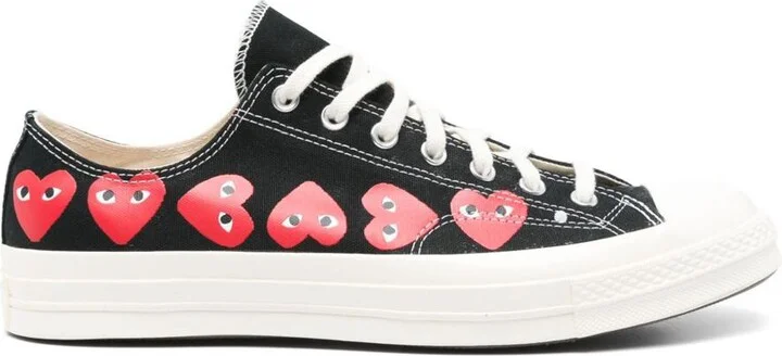 Comme Des Garçons Play Sneakers With Hearts