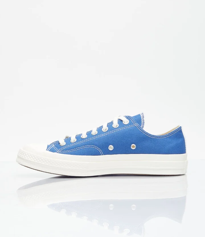 Comme des Garçons PLAY x Converse Big Heart Chuck 70 Sneakers - Sneakers Blue Us - 03 - Image 4