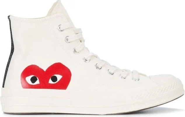 Comme des Garçons Play X Converse Chuck 70 High-Top Sneakers