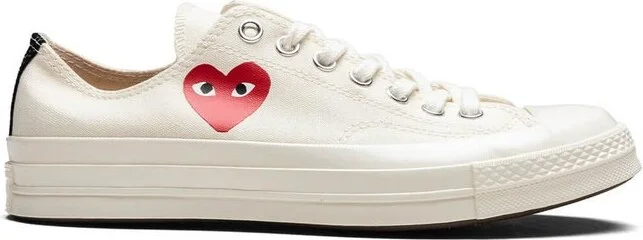 Comme des Garcons Play X Converse Chuck 70 Lace-Up Sneakers
