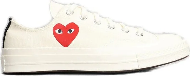 Comme des Garcons Play X Converse Chuck 70 Lace-Up Sneakers