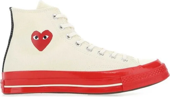 Comme des Garçons Play X Converse Chuck 70 Lace-Up Sneakers