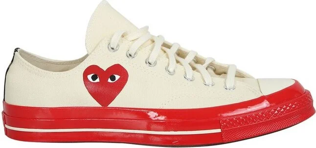 Comme des Garçons Play X Converse Chuck 70 Lace-Up Sneakers